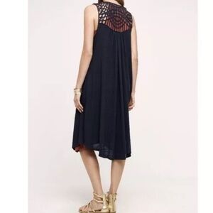 Anthropologie Navy Blue Duster, Size M